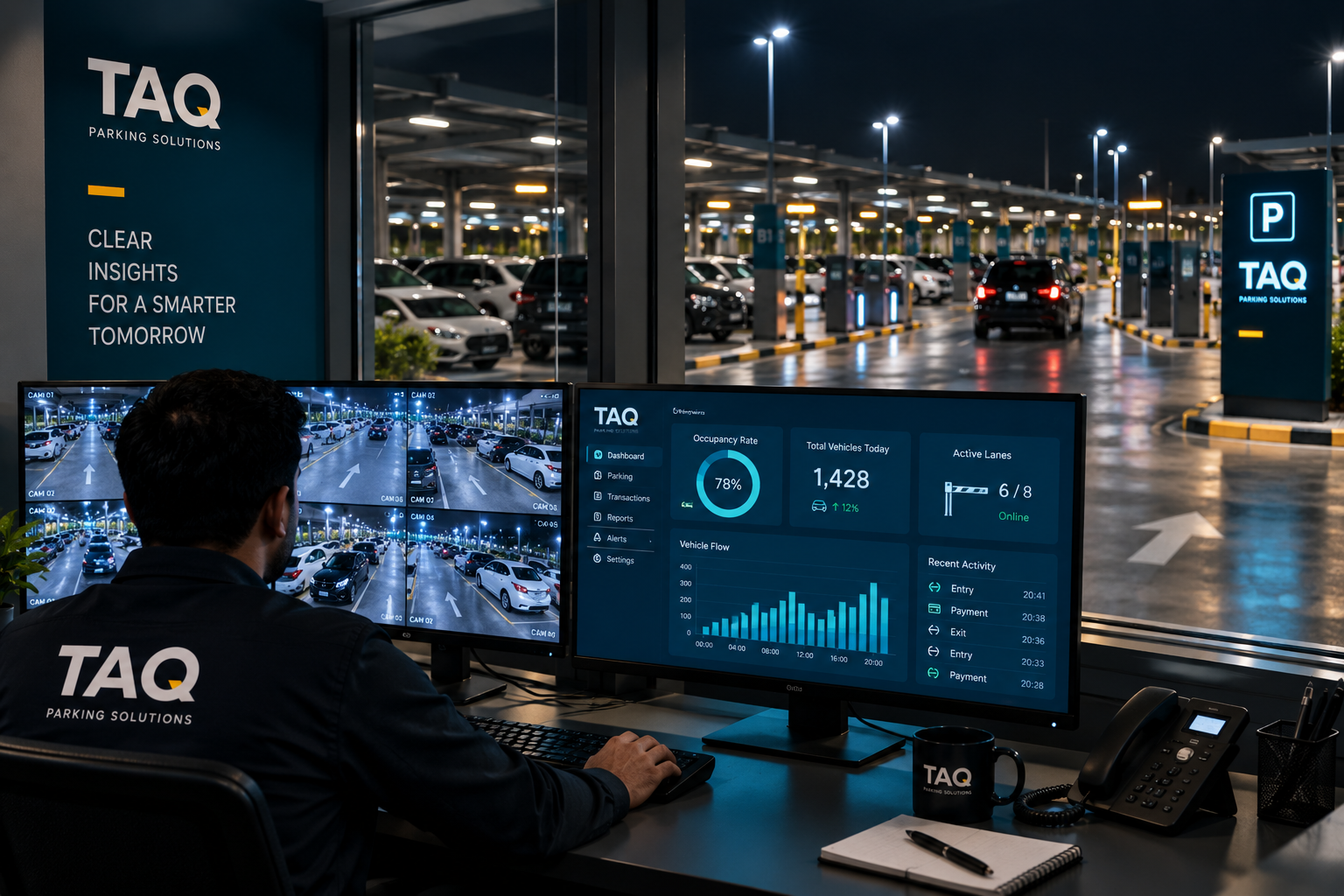 Transparent parking management and reporting